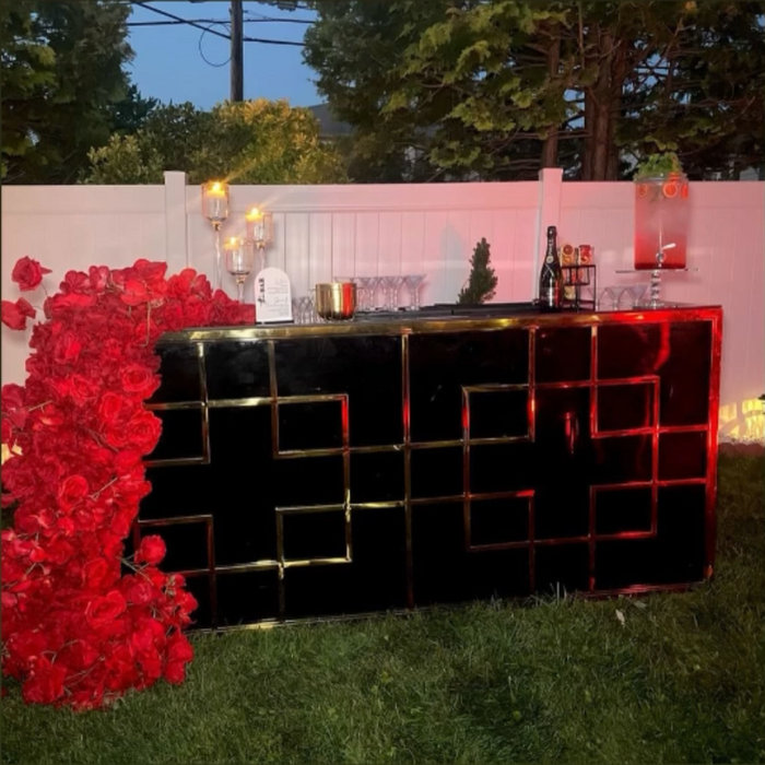 Bar Black Gold 8ft Long